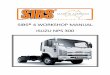 SIBS® 4 WORKSHOP MANUAL ISUZU NPS 300 4 WORKSHOP MA… · MAN-051 6 FEB 2017 4 3. Important Information This manual applies to the fourth generation Sealed Integrated Braking System