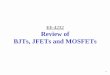 EE-4232 Review of BJTs, JFETs and MOSFETs - UVicbctill/uvatt/discrete/review.pdf · EE-4232 Review of BJTs, JFETs and MOSFETs. 1 ... (bias) analysis. 8 ... Large-signal equivalent