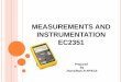 MEASUREMENTS AND INSTRUMENTATION - Share …share.its.ac.id/pluginfile.php/31060/mod_resource/...MEASUREMENTS AND INSTRUMENTATION EC2351 Prepared By JhansiRani.R AP/ECE UNIT 1 BASIC