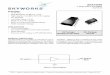 ADA10000 1 GHz CATV Amplifier - · PDF fileADA10000 1 GHz CATV Amplifier Data Sheet ... • Low noise amplifier for CATV Set-Top Boxes • Home gateways • Post Amp for RF overlay