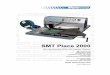 SMT Place 2000 - New York University · PDF fileSMT Place 2000 Benchtop Assembly Station with Integrated Dispense Manncorp 1610 Republic Road Huntingdon Valley, PA 19006 215-830-1200