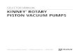 SELECTOR MANUAL KINNEY ROTARY PISTON VACUUM PUMPS · PDF fileKINNEY ® ROTARY PISTON VACUUM PUMPS. ... there is a Kinney vacuum pump or system that is ... production of carbon brake