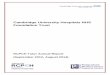Cambridge University Hospitals NHS Foundation Trust Annual Report... · the mock MRCPCH clinical exam during last two years consecutively. Addenbrookes Hospital provides a range of