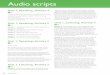 AUDIO SCRIPTS Audio scripts - Nyelvkönyvbolt Scripts.pdf · 120 Audio scripts AUDIO SCRIPTSAudio ... Some people I know always want to be different so they’ll only listen to new
