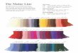 The Maine Line - Jagger Yarn · PDF fileThe Maine Line The Maine Line is a worsted yarn long a favorite in the commercial sweater market. ... Navy illow eal Jade Capri Green Peacock