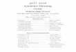 2017-2018 Academic Planning Guide - Walton High School · PDF file2017-2018 Academic Planning Guide ... The focus and intent of advisement is to create a communication bond between