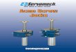 SERVOMECH Acme Screw - Acme Screw Jacks... · PDF fileAcme screw jacks summary ... hydraulic or pneumatic motor or even manual operation into a linear movement ... flange and hollow