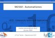 M2102 : Automatismesneanne.univ-tln.fr/IMG/pdf/M2102_Autom_Cours_2015.pdf · M2102 Automatisme S2 IUT Toulon GEII 3 IV / Technologies des SAP 1 – Capteurs & détecteurs 2 – Actionneurs
