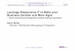 Leverage Responsive IT to Make your Business … - GRP01 - WIUG Keynote.pdfLeverage Responsive IT to Make your Business Smarter and More Agile ... reduced partner integration time