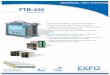 FTB-400 Universal Test System - Microsoft basic and advanced fiber-optic test ... and dispersion analysis Over 1000 testing combinations— chromatic dipersion ... moving into metro