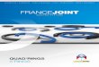 Quad'Rings and X'Rings - FRANCE JOINT · PDF filefrancejoint automotive i aerospace i food & beverage i fluid technologies i mobile machinery sealing systems quad'rings x'rings