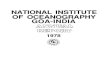 NATIONAL INSTITUTE OF OCEANOGRAPHY GOA- · PDF file2.3 Geological Oceanography 22 ... Arabian Sea and Bay of Bengal. These cruises, ... National Institute of Oceanography
