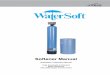 Softener Manual - WaterSoft Inc. Softener...Installation-Installation Procedure-- Water Supply Connections and Bypass Valve - To allow for softener servicing, swimming pool filling