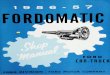 DEMO - 1956-57 Fordomatic Car-Truck Shop  · PDF file1956-57 Fordomatic Car-Truck Shop Manual 1956-57 Fordomatic Car-Truck Shop Manual, transmission