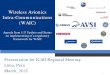 Wireless Avionics Intra-Communications (WAIC) CARSAM WRC-15 Wksh… · 1 Wireless Avionics Intra-Communications (WAIC) Agenda Item 1.17 Update and Status on implementing of a regulatory
