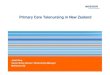 Primary Care Telenursing in New Zealand - GP CME Janet Harp Primary Care Telenursing in … · Primary Care Telenursing in New Zealand ... Practice Demonstrates ... Medical Advisory