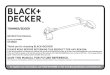 TRIMMER/EDGER - Black & Decker ServiceNet · PDF fileTRIMMER/EDGER Thank you for ... can be caught in moving parts. Rubber gloves and substantial, ... As you use the trimmer, the string