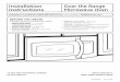 Installation Over the Range Instructions Microwave Oven · PDF fileCall 800.GE.CARES (800.432.2737) or ... Installation Over the Range Instructions Microwave Oven ... to 50 pounds