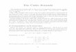The Cubic Formula - Mathwortman/1060text-tcf.pdf · The Cubic Formula The quadratic formula tells us the roots of a quadratic polynomial, a poly-nomial of the form ax2 + bx + c. The