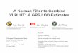 A Kalman Filter to Combine VLBI UT1 & GPS LOD Estimatesacc.igs.org/erp/ut1-lod-combo_egu08.pdf · A Kalman Filter to Combine VLBI UT1 & GPS ... • VLBI UT1 accuracy could be improved