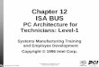 Chapter 12 ISA BUS - Chemeketa Community Collegefaculty.chemeketa.edu/csekafet/ELT256/PCArch-full_isa-bus.pdf · Rev. 1.0 Sys MFG T/ED 4/25/2003 PC Architecture For Technicians Level-1