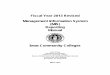 Fiscal Year 2013 Revised Management Information System ... MIS... · Fiscal Year 2013 Revised . Management Information System (MIS) Reporting . ... Citigroup Center, 500 W ... The