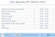 IGG Agenda 26th March 2014 - RMDS · PDF filePostal Codes -DCENR briefing to ... SAP systems -Secondary systems ... • Under billing can lead to distress for customers, complaints