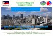 Country Report Mabuhay PHILIPPINES - Regional · PDF fileCountry Report PHILIPPINES Efforts on Environmentally Sustainable ... THE ANTI-SMOKE BELCHING PROGRAM . Mabuhay Intensification