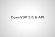 OpenVSP 3.0 & API 3.0 & API. What and Why V3.0 is a complete rewrite of VSP - Code bloat - Replace old libraries - Improve curve/surface libraries