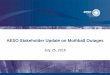 AESO Stakeholder Update on Mothball Outages · PDF fileAESO Stakeholder Update on Mothball Outages July 25, 2016 . Agenda 1. Background – Issues – Rationale 2. Mothball Rule 