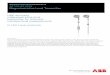 AT100/AT100S Magnetostrictive Level Transmitter igh · PDF file · 2017-08-15Magnetostrictive Level Transmitter ... ABB’s AT100’s can be used as “Displacer Replacers”. Most