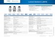 Level Switch LBFS - Technical Avenue Switch LBFS Data sheet E21.01 Special Features Wetted parts in stainless steel ... (-VDC +1.5V) ± 0.5V ; Rload 10 kOhm Off leak current ± 100μA