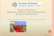 FLORIDA HOSPITAL M C /O S O · PDF fileInfection Control ... business partners and visitors. ... Psalms 9:18