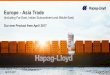 Europe - Asia Trade - Hapag-Lloyd - Asia Trade (including Far East, Indian Subcontinent and Middle East) Our new Product from April 2017 April 18, 2017 Agenda Trade Overview North
