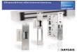 Dispositivos electromecánicos para puertas Tesa ... · PDF file2 TESA catálogo general | Dispositivos electromecánicos Líderes en cerraduras electromecánicas TESA complementa