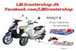 RMC Zan Zara (HN50QT-K) brugermanual · PDF fileFORORD Tusind Tak fordi De har købt en RMC Zan Zara scooter af modellen HN50QT-K. Den er udviklet af Jinangmen Dihao Motorcycle Co.,Ltd