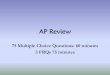 AP Review - AP Human Geonmbaphg.weebly.com/uploads/6/3/9/9/6399603/ap_review_2014_for...–Ex: English in India under British rule ... –Unemployment-deindustrialization- Reeducation
