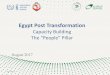 Egypt Post Transformation - Union Panafricaine des …upap-papu.org/wp-content/uploads/2017/08/Egypt-Post-transformation...What is Egypt Post transformation ? ... Integrated 5P’s