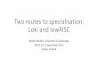 Two routes to specialisation - VTT Technical … routes to specialisation: Loki and lowRISC Robert Mullins, University of Cambridge WEEE 10-12 September 2015 Espoo, Finland Specialisation