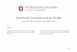 Technical Communication Guide - acml.osu.edu . Technical Communication Guide . Fundamentals of Engineering 1181 1182 . Purpose: This guide is intended to provide the basic information