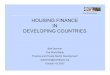 HOUSING FINANCE IN DEVELOPING COUNTRIES - …siteresources.worldbank.org/.../N_Gwinner_Housing_Finance.pdf · The World Bank HOUSING FINANCE IN DEVELOPING COUNTRIES Britt Gwinner
