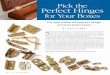 Pick the Perfect Hinges - Fine Woodworking the Perfect Hinges for Your Boxes The right choice will help you design and build better boxes by Doug Stowe 50 FINE wOODwOrkINg 51 Surface-mount
