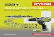 ONE BATTERY FITS ALL - Ryobi Tools chuck for fast drilling and easy accessory bit changes 4 modes for extra versatility (hammer drill, rotary drill, chisel, chisel alignment) Impact