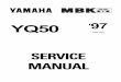 Yamaha YQ50 Aerox 97 Service Manual ENG By Mosue · PDF filerender it unfit to use and/or unsafe. ... All of the procedures in this manual are organized in a sequential, ... Type Regular