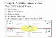 Chap 3. Architectural Views - Electrical engineeringitraore/seng422-06/notes/arch06-3-2.pdf · Chap 3. Architectural Views Logical View Process View ... Use Case View Use cases 