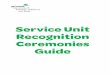 Service Unit Recognition Ceremony Book - Girl … order to provide adult recognitions for a Service Unit Recognition Ceremony, ... choral readings, candle lighting, etc ... Split up
