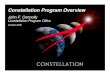 Constellation Program Overview - Lunar and Planetary · PDF file · 2013-07-20Constellation Program Overview John F. Connolly ... Lunar Lander Development Lunar Lander Development