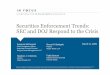 Securities Enforcement Trends: SEC and DOJ Respond · PDF fileSecurities Enforcement Trends: SEC and DOJ Respond to the ... •Nine cases announced so ... – Computer Associates Accounting