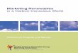 Marketing Renewables in a Carbon-Conscious World · PDF fileketing renewables in a carbon-conscious world” reflects the growing under-standing by consumers about the causes of climate