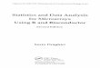 Statistics and data analysis for microarrays using R and ... · PDF fileStatistics andDataAnalysis forMicroarrays UsingRandBioconductor SecondEdition SorinDraghici ... 14.5.3 Practical